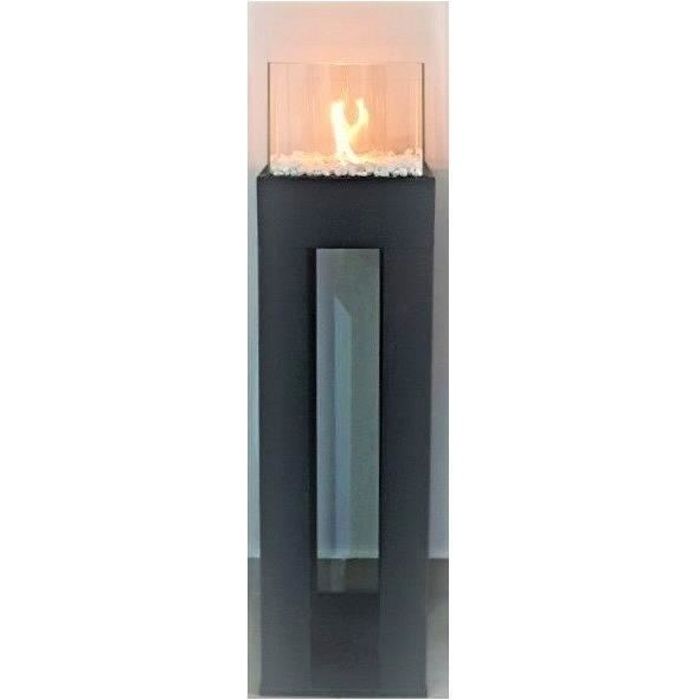 Secrets du monde Cheminée décorative de table éthanol STRATUS Garantie 2 ans