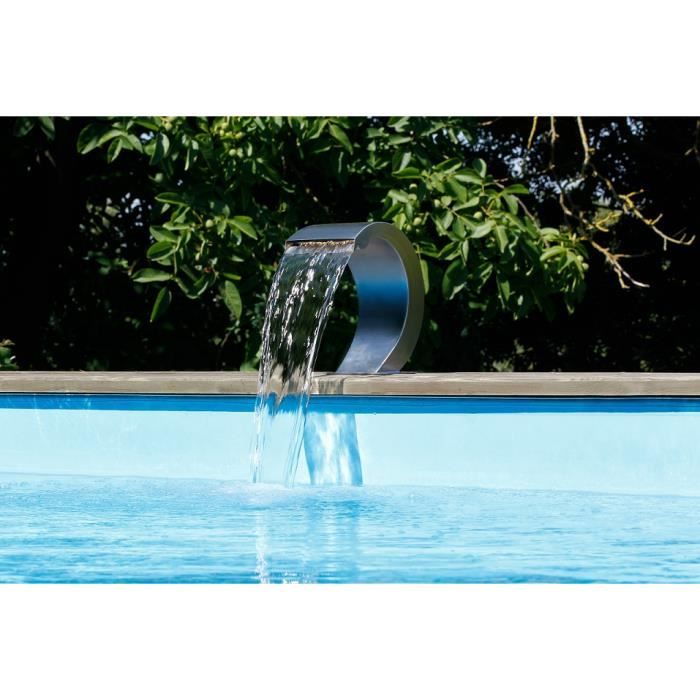Lame d'eau en acier inoxydable Mamba S-LED Ubbink 7504632