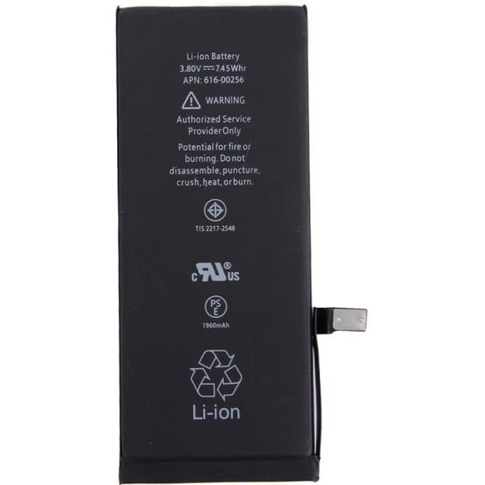 Batterie pour iPhone 7 1960mAh pièce détachée