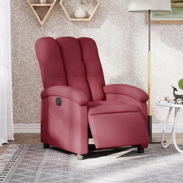 vidaXL Fauteuil Inclinable Électrique Chaise de Relaxation avec Dossier et Repose-pied Réglables Siège de Salon Moderne 3204071