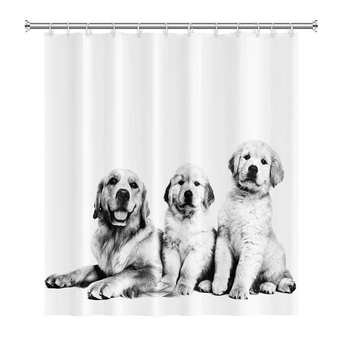 1pc Rideau De Douche À Fleurs Violettes Avec Crochet En - Temu France, Rideau Do