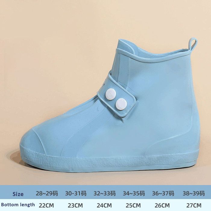 Couvre-Chaussures Imperméables Réutilisables Pour Enfants - Surchaussures Pluie Dinosaure Garçons Filles Taille M (26-28)