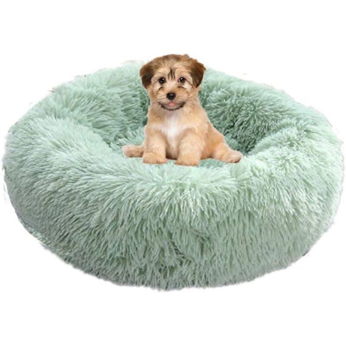Meilleurs prix pour Panier Rond pour Chien et ChatCoussin Doux et ConfortableImpermableAntidrapantLavableVert PZCC