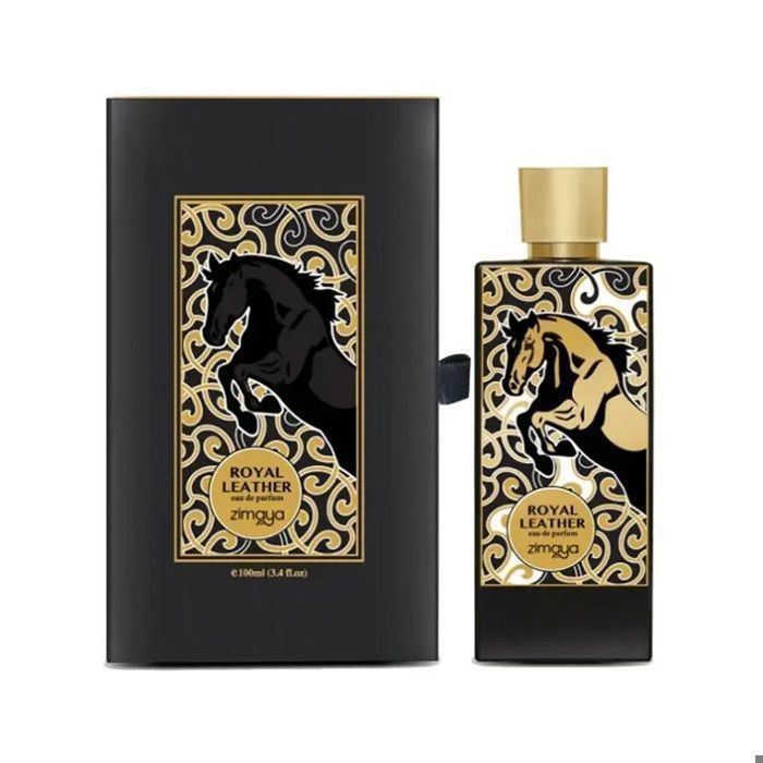 Eau de Parfum - Zimaya - Royal Leather - 100 ml - Unisexe - Oriental Ambré Gourmand