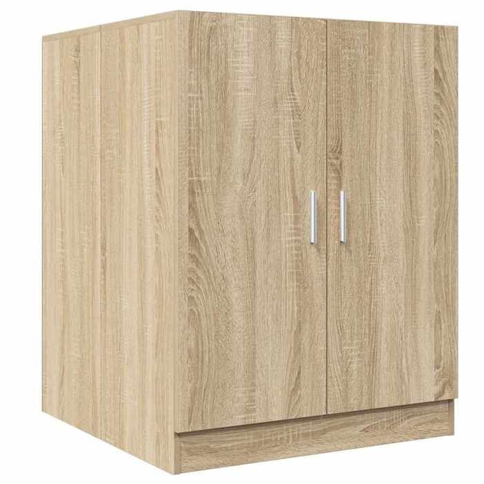 FAF-NEUF* Armoire de stockageMeuble pour machine à laver - chêne sonoma - 705x715x915 cm Juin997115