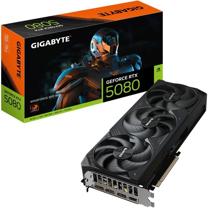 GIGABYTE - WF3 - Carte graphique - NVIDIA RTX 5080 OC - 16 Go