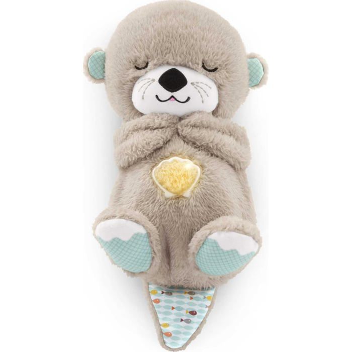 Peluche Éléphant Respirant Faune - Veilleuse Musicale Bruit Blanc Pour Bébé | Cadeau Naissance | Auto-Off 25min
