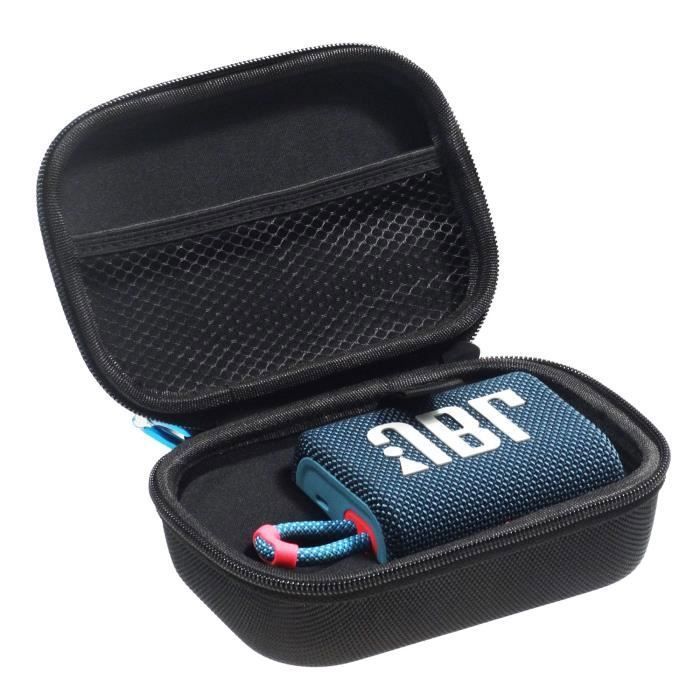 Étui De Rangement Robuste Pour JBL GO 4 - Sac De Transport Voyage Pour Enceinte Bluetooth Portable, Boîte De Protection Avec Doublure Noire