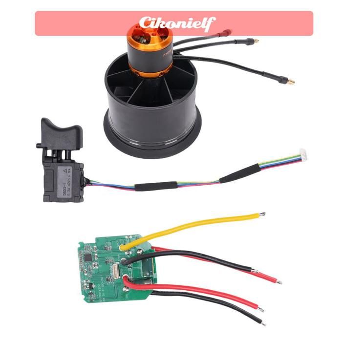 Turbine EDF 70 mm 11 pales avec moteur brushless pour optimiser la poussée du jet RC