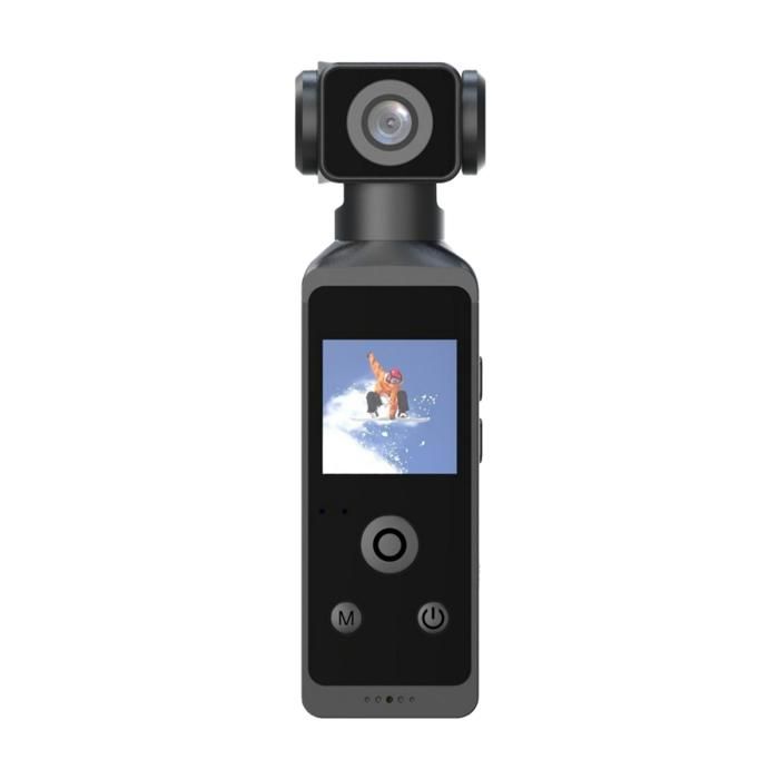 Caméra daction 4K 32 Goécran HD 133 pouces rotation à 270° polyvalente pour de multiples scénarios portable noir