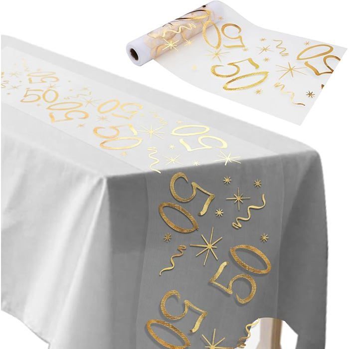 Decoration Table Anniversaire 50 Ans Femme