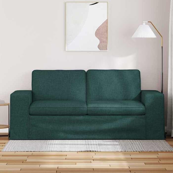 Vert SOFA - PHSH - Canapé 140cm - 2 places - Vert foncé Métал C391