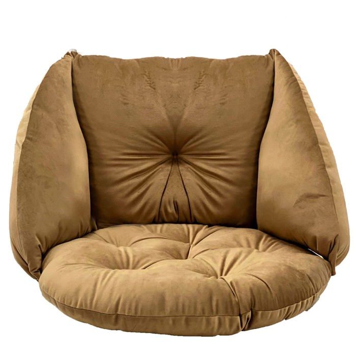 Coussin de Chaise Suspendu - Superkissen24. - Coussin Fauteuil - Bain de Soleil - Intérieur/Extérieur - Imperméable - Beige