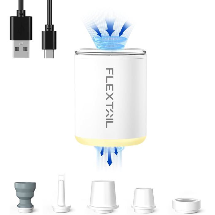 Mini pompe à air Tiny Pump2 1300mAh rechargeable USB compacte matelas gonflable et sacs sous vide