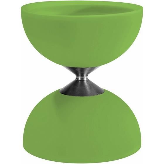 Diabolo ACROBAT 105 caoutchouc 12 x 10,5 cm vert