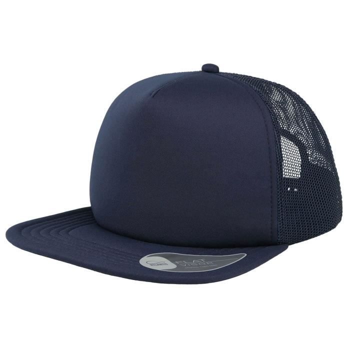 French Connection - Polo en piqué à liseré unique - Bleu marine