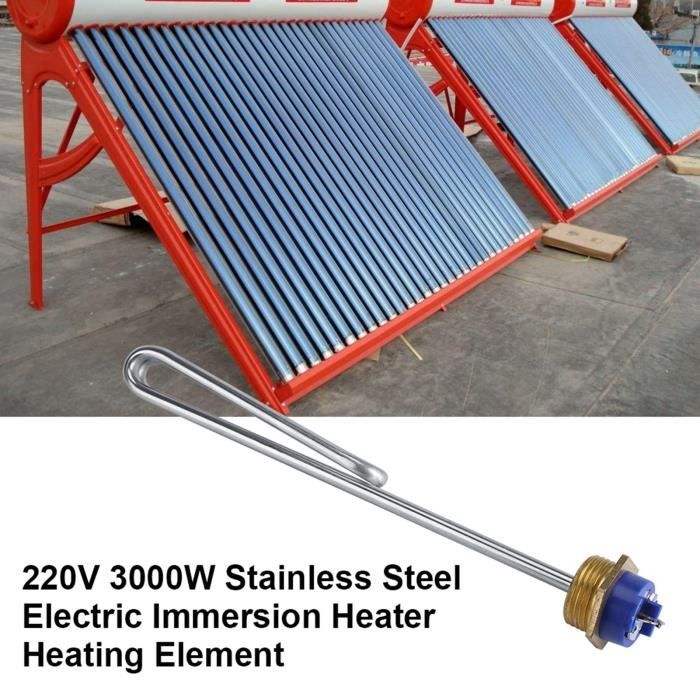 Élément Chauffant Immersion SUS304 380V Pour Chauffe-eau - DN40, 6KW, Longueur 240mm, Compatible LUJINXUN