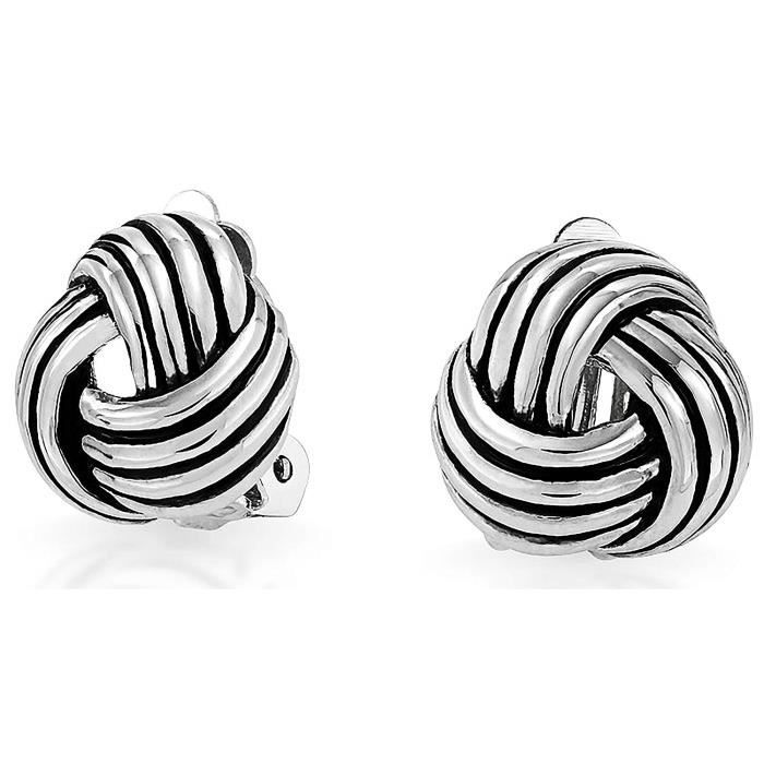 Boucles doreilles cr/éoles Rondes en Acier Inoxydable 6 Couleurs Treuheld/®