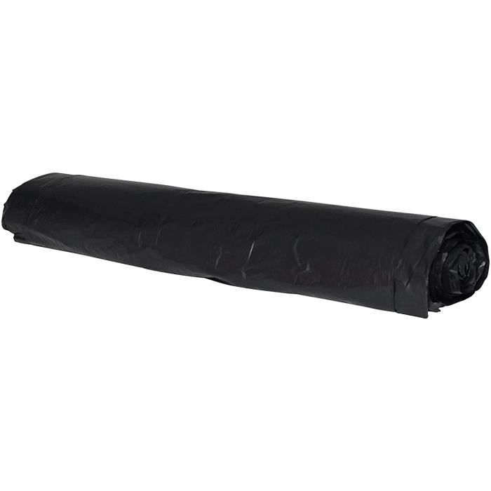 Emballage Polyéthylène épais 60 Microns Sacs D'expédition Goodway – 50 X 60 Cm, Extra épais (60 Microns) – Noir, Autocollant, Imperméable – Lot De 100 Sacs 50x60 Cm épais