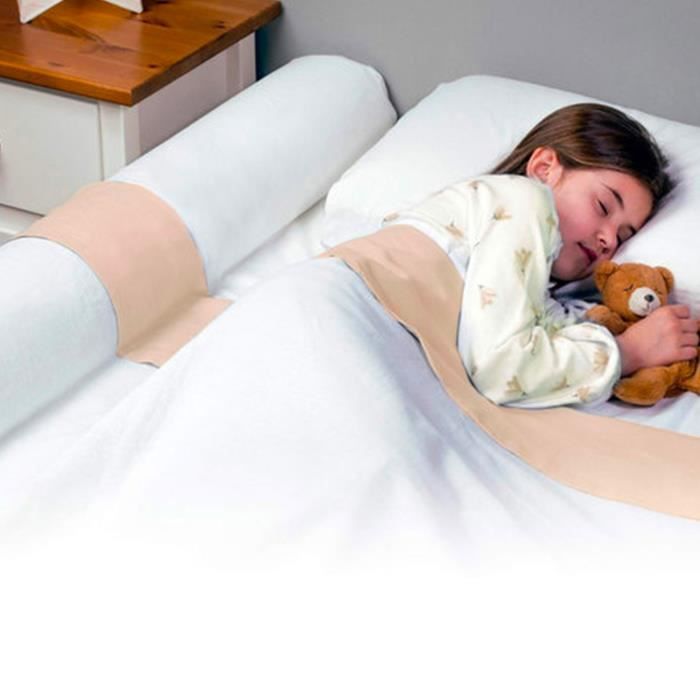 Barrière de lit DERYAN - Protection antichute pour enfants - Mousse à mémoire de forme - Lavable - Universelle