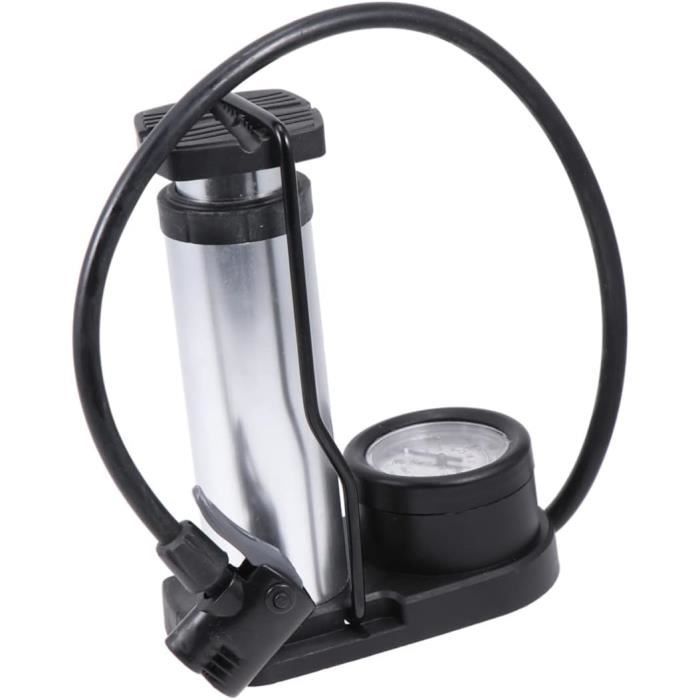 Pompe à Pied Pour Vélo 160 PSI - Compatible Valves Presta Et Schrader - Avec Manomètre Et Adaptateurs