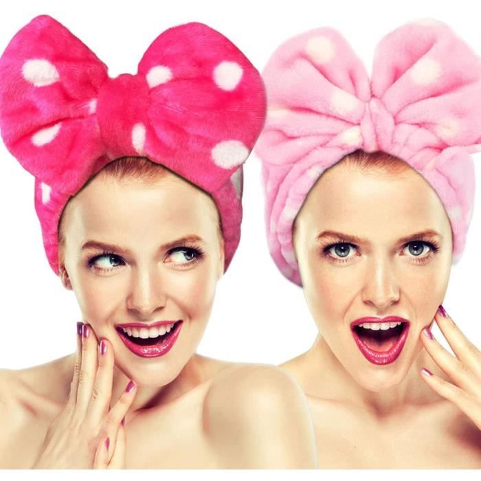 bandeau maquillage noeud