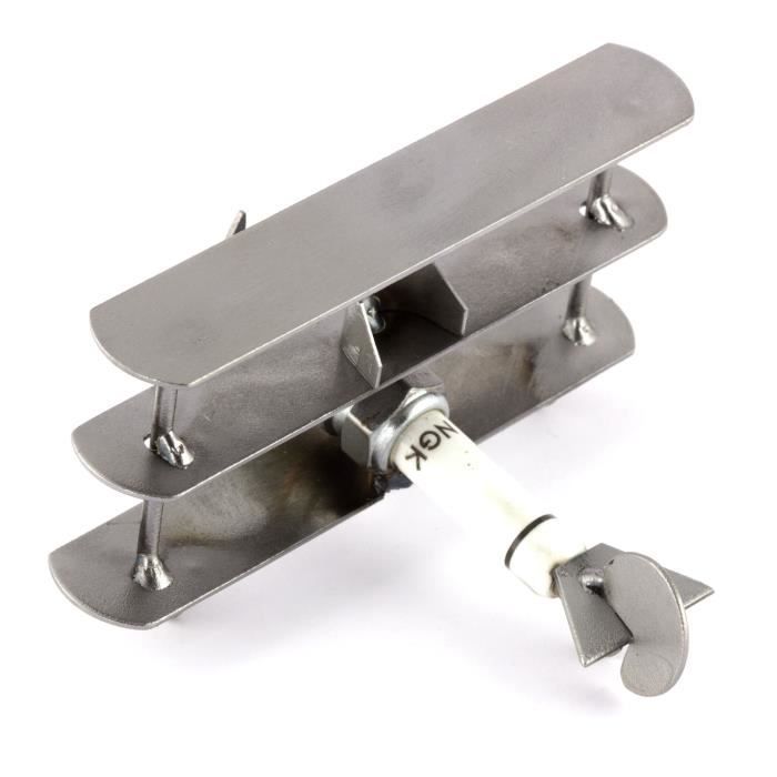 AVION MINI BARON ROUGE BONSHOMMES DE M TAL Cdiscount Maison