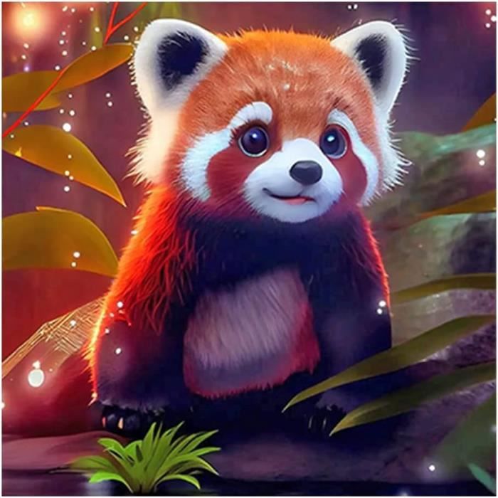 Diamond Painting - Animal Forêt - Broderie Diamant RIOLIS - Toile Adhésive 30-60cm