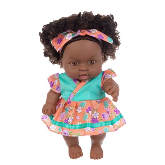 Poupon Bebe Noir Africain Noir Mignon Boucles Noir cm Jouet De Bebe En Vinyle Ce68 Cdiscount Jeux Jouets