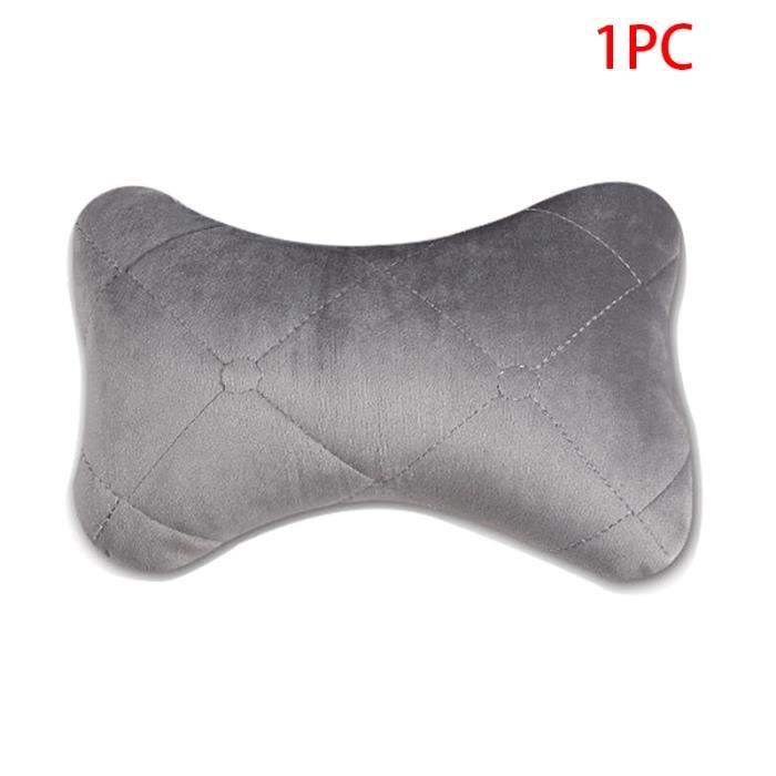 2 Coussins De Cou Pour Siège Auto Peugeot - Universels 1990-2025 - En Simili Cuir Noir