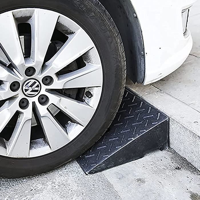 Rampes Caoutchouc Street Solutions - Paire De 2 Rampes 15cm Pour Voiture, Fauteuil, Moto