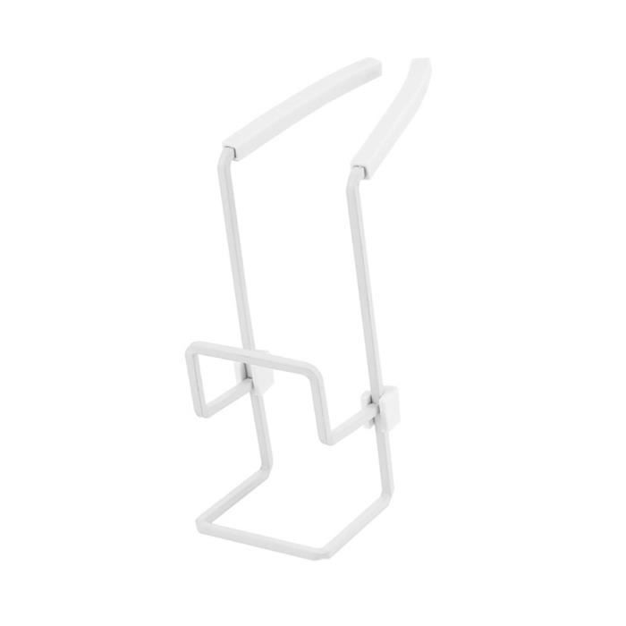Lot De 2 Supports à Couverts Muraux Avec Bac D'égouttement - ABS, 12,5x8,5x6,6 Cm, Noir - 4