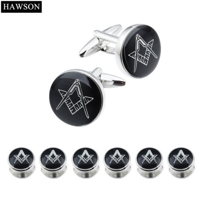 Ensemble Nœud Papillon AIOBLEEY Homme - Avec Boutons De Manchette - Pour Mariage, Smoking, Événement Formel - Boîte Cadeau