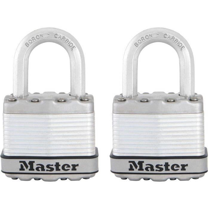Master lock Cadenas à clé MASTER LOCK laiton, l.60 mm pas cher