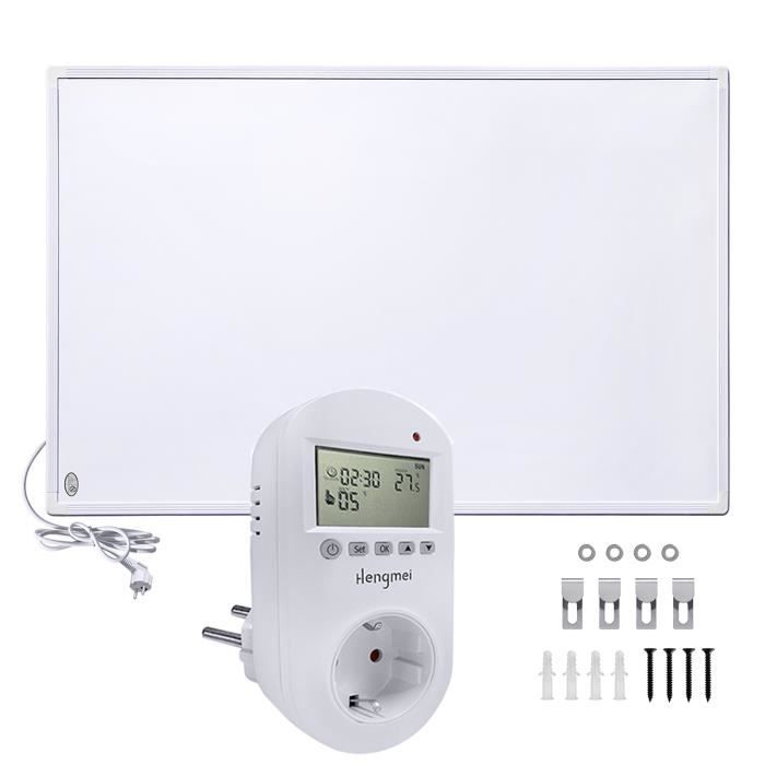 ElectricSun 720W blanc chauffage électrique infrarouge avec thermostat