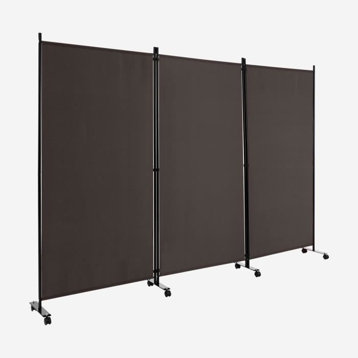 COSTWAY Paravent Roulette 3 Panneaux Pliable D tachables 262 X 180 costway-paravent-roulette-3-panneaux-pliable-d-tachables-262-x-180