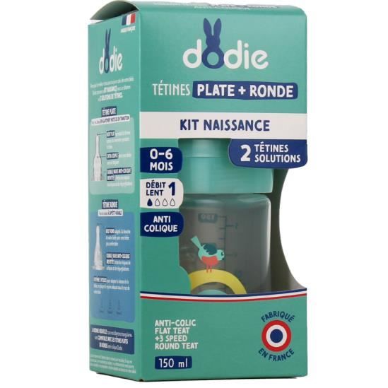 Kit Naissance Biberon & Tétines - DODIE - Blanc - 150 ml - 0 mois - Naissance - Plastique - Bébé