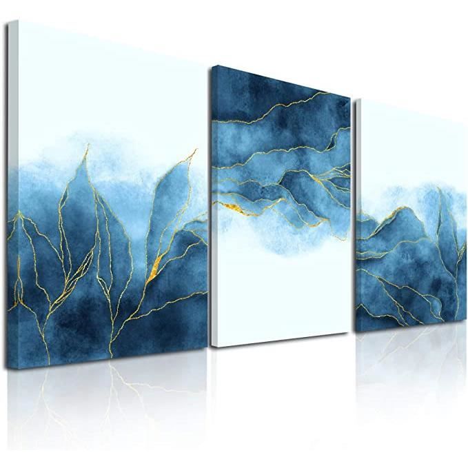 Tableau Abstrait Feuille d Or | TableauDecoModerne