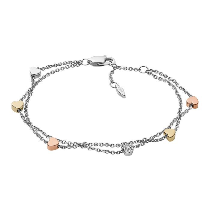 Bracelet - FOSSIL - JF02854998 - Tricolore - Acier inoxydable - 20 cm Bracelet - FOSSIL - JF02854998 - Tricolore - Acier inoxydable - 20 cm