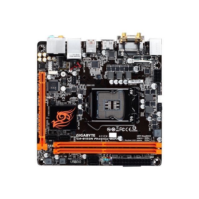 Carte mere GIGABYTE GA B150N Phoenix WIFI B150 Carte mere socket 1151 Mini ITX a bord 1x PCIe x16 1151 Intel express B150 Cdiscount Informatique