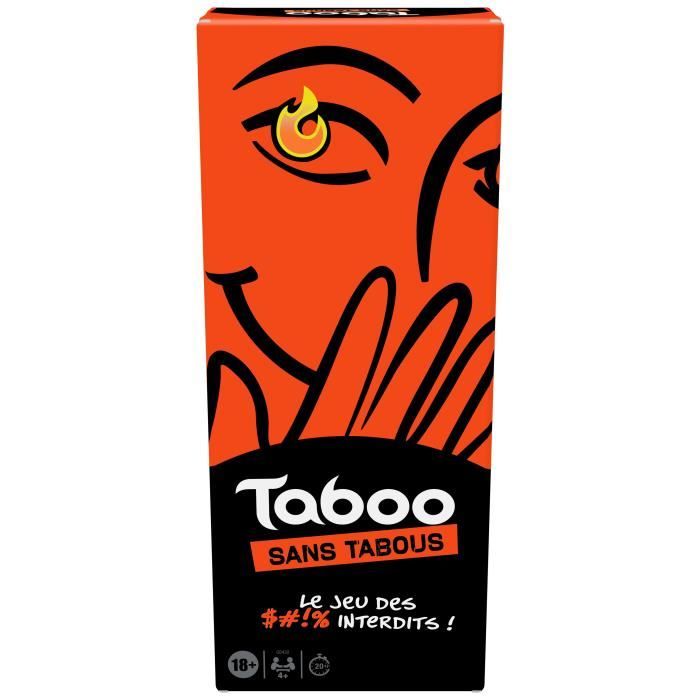 Taboo sans tabous, jeu de société adulte, le jeu des mots interdits, à partir de 18 ans