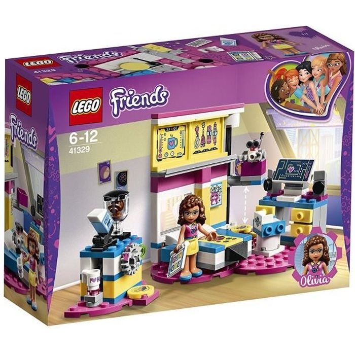 LEGO® Friends 41329 La chambre labo d'Olivia - Jeu de construction - LEGO -  Fille - 163 Pièces - 6 ans - Cdiscount Jeux - Jouets