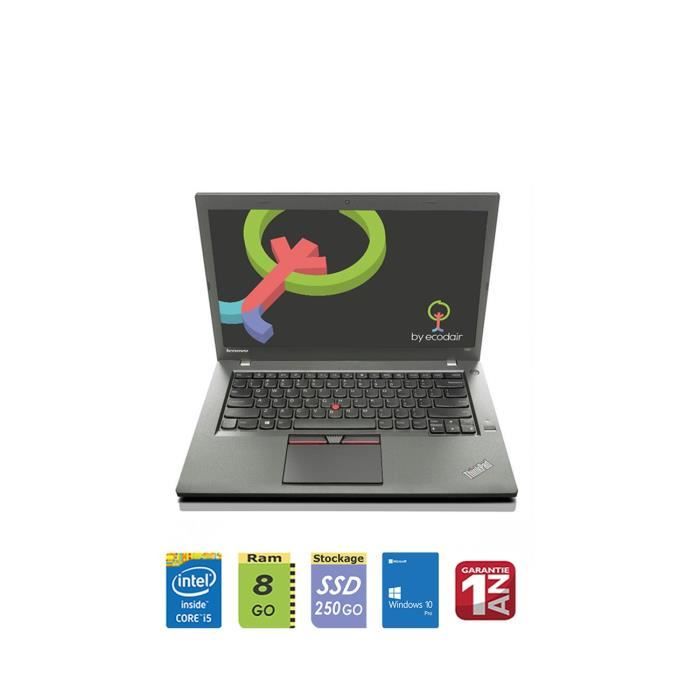 ThinkPad T450 I5/8/250SSD (Grade B)