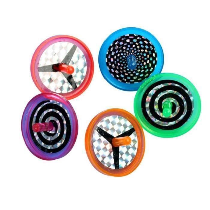 Toupie Lumineuse Clignotante Pour Enfant - Multicolore, Fonctionne Sur Piles, Cadeau Ludique