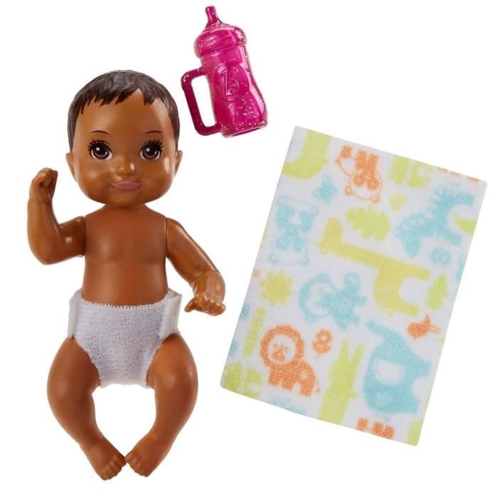 Bebe Poupee Marron Fonce Mattel Fhy81 Skipper Babysitter Family Barbie Cdiscount Jeux Jouets