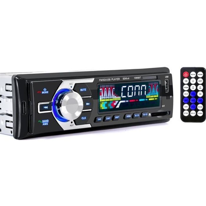 Autoradio Bluetooth, Voiture Stéréo FM Radio,Lecteur MP3 Poste Radio