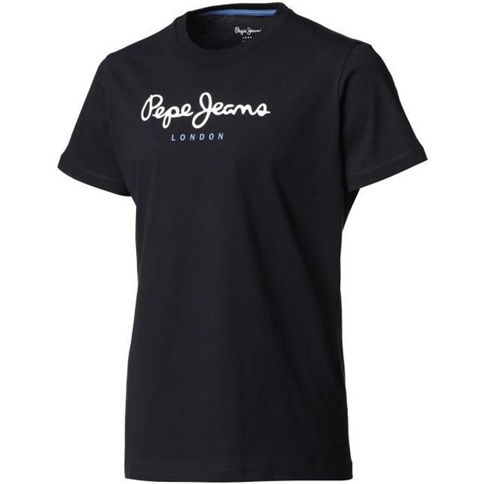 Tee Shirt Pepe Jeans Homme noir Cdiscount Pr t Porter