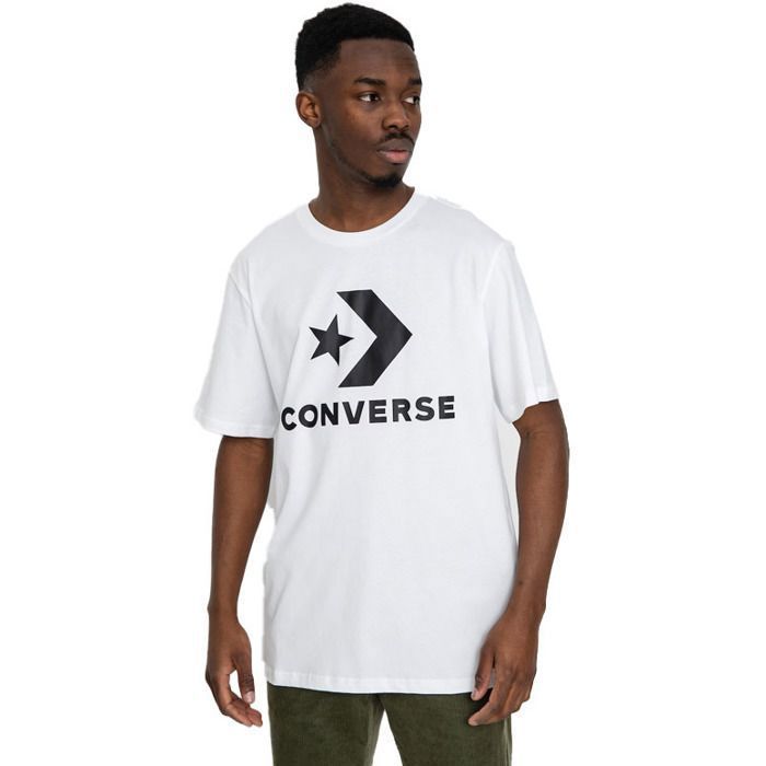 T-shirt Converse Logo Chev Tee, Blanc, Mixte
