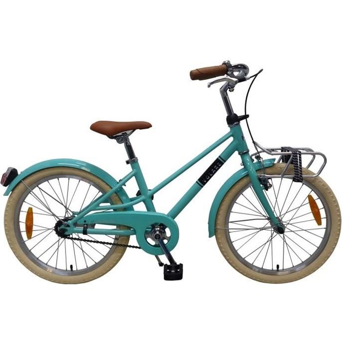 Vélo Enfant Volare Melody - Filles - 20 Pouces - Freins Avant et Arrière - Turquoise