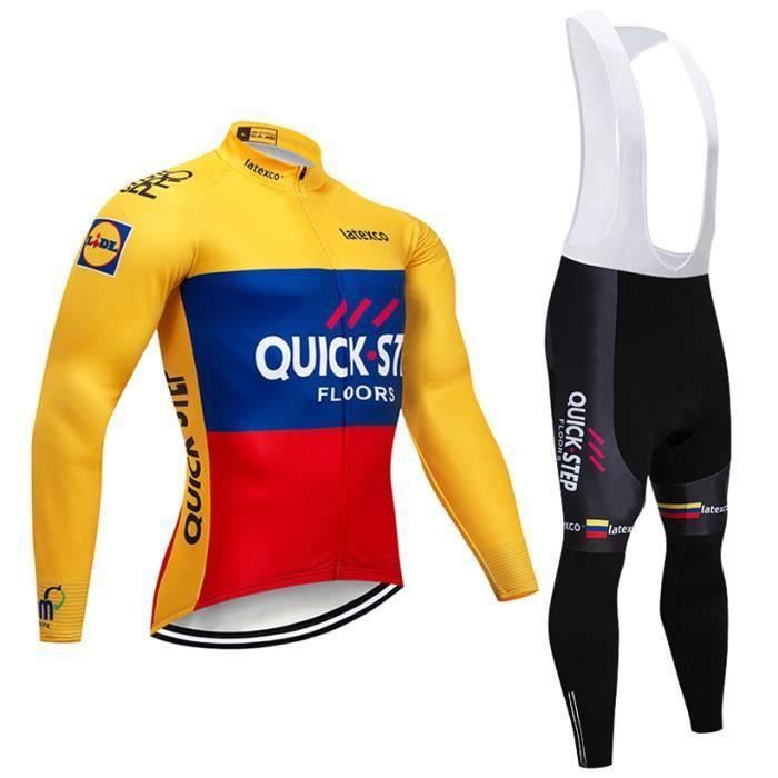 Maillot De Cyclisme Homme Manches Longues - Respirant, Séchage Rapide, Anti-transpiration